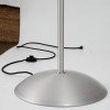 Bolichwerke Berlin Fluter floor lamp, 400 mm, 1400 mm height, black fabric cable