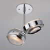 DeLight Logos 12 recessed ceiling lamp DET 2 N satined glass disc/clear lense