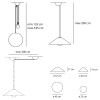 Artemide Aggregato Sospensione kit for remote ceiling mounting