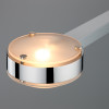 DeLight Logos LED 12 pendant lamp satined glass disc/clear lense