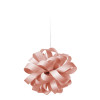 LZF Agatha Ball Pendant Light, pale rose