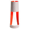 Domus Mia Table Lamp, grey/orange