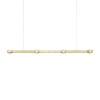 DeLight Logos Linea suspension light, with four lights (width 148 cm), gold