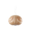 LZF Lamps Poppy Small Suspension, natural beech