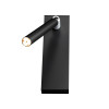 LDM Ecco LED Spot Uno, black powder-coated, with touch dimmer