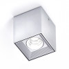 Milan Dau 80 Ceiling COB LED, silver anodised