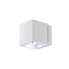 Milan Dau 80 Wandleuchte COB LED, weiß lackiertes Aluminium