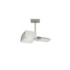 Casablanca Oyster Ceiling Light, double spot, tilting and turning
