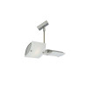 Casablanca Oyster Ceiling Light, double spot, tilting and turning + flexible joint