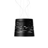 Foscarini Tress Grande Sospensione LED, black, Push/DALI