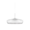 UMAGE Clava Dine Pendant Light, matt white with white cord set