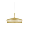 UMAGE Clava Dine Pendant Light, brushed brass with white cord set