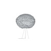UMAGE Eos Light Grey Tischleuchte, Eos Large, ⌀ 65cm, Fuß weiß