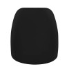 Prandina Notte S3 replacement glass shade, outside glossy black, inside white