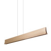 LEDS C4 Bravo Pendant, dimmable, gold painted