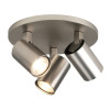 Astro Ascoli Triple Round ceiling lamp, matt nickel