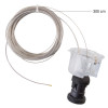 Foscarini Gregg Media / Grande Sospensione remplacement porte-lampe E27 avec câblage, Grande, câblage 300 cm