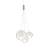 Lodes Random Pendant, white frosted