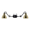 DCWéditions Lampe Gras N°204 Double, brass shade