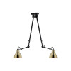 DCWéditions Lampe Gras N°302 Double Round, brass shade