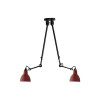 DCWéditions Lampe Gras N°302 Double Round, Schirm rot