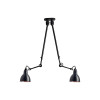 DCWéditions Lampe Gras N°302 Double Round, black shade (copper inside)