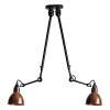 DCWéditions Lampe Gras N°302 Double Round, Schirm Kupfer roh