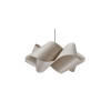 LZF Lamps Swirl Small Suspension, grey, white canopy