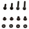 Belux Lifto replacement screw set, black