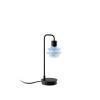Bover Drop M/35, blue glass / clear, with dimmer