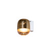 Prandina Gong W1 LED, feuille d'or / blanc mat