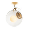 Artemide Miconos Ceiling, satined brass
