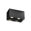 Wever & Ducré Box Ceiling 2.0 LED, schwarz matt