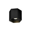 Wever & Ducré Hexo Ceiling 1.0 LED, schwarz matt