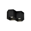 Wever & Ducré Hexo Ceiling 2.0 LED, schwarz matt