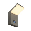 SLV Ordi wall lamp with motion sensor, anthracite