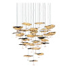 Catellani & Smith Gold Moon Chandelier, 35 shades