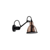 DCWéditions Lampe Gras N°304 Classic Seaside, black, raw copper shade