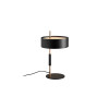 Oluce 1953 Table Lamp, gold satinated / black matt