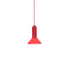 Established & Sons Torch Light S1 Cone, rot, Kabel rot