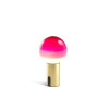 Marset Dipping Light Portable, brushed brass / pink