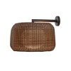 Bover Fora A Outdoor, graphit brown structure, brown shade