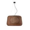 Bover Fora S Outdoor, ⌀ 90cm, graphit brown structure, brown shade