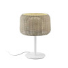 Bover Fora M Outdoor, white structure, light beige shade