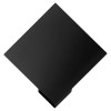 Lodes Puzzle Single Square, black matt, 2700K