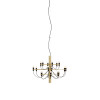 Flos 2097/18, brass, frosted bulbs