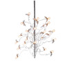 Ingo Maurer Birds Birds Birds LED, standard length 190cm, cables in transparent
