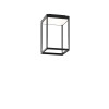 Serien Lighting Reflex² Ceiling S 300, noir, réflecteur blanc mat