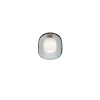 Casablanca Murea Ceiling Light, crystal glass, diffuser opal matt white