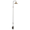 Bover Platet A/06, brass antique shade, trailing edge dimmable